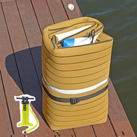 Plateforme flottante gonflable InflaToGo à prix d'usine pour jeux aquatiques, île DropStitch pour yacht, idéale pour le surf en extérieur, 5-10 passagers