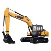 Excavatrice sur chenilles SY215C de 21,9 tonnes avec godet de 0,93 m³ pour travaux de terrassement et d'exploitation en carrière, dotée d'une forte force de creusement