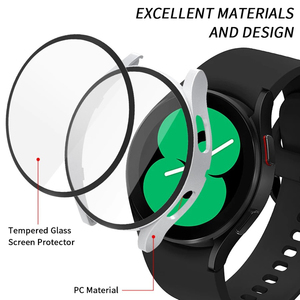 Custodia + Cover in vetro temperato per <span class=keywords><strong>Samsung</strong></span> Galaxy <span class=keywords><strong>Watch</strong></span> <span class=keywords><strong>4</strong></span> 40mm 44mm custodia opaca per PC custodia protettiva per paraurti accessori per orologi intelligenti - Product Image 6