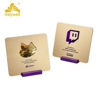 Plaque Métallique Dorée Brossée 2026 Personnalisée pour Récompense de Milestone avec Souvenir Commémoratif en Acrylique Coloré – Trophées, Médailles, Plaques Cadeaux
