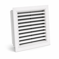 Grille de retour d'air flexible à économie d'énergie avec filtre, diffuseur d'air réglable pour systèmes CVC, idéale pour les hôpitaux et les écoles