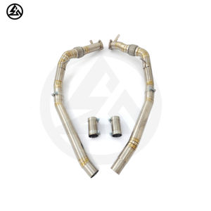 Tuyau avant à écoulement libre en titane de haute qualité CSZ pour <span class=keywords><strong>Audi</strong></span> <span class=keywords><strong>RSQ8</strong></span> 4.0TT tuyaux d'échappement secondaires droits - Product Image 6