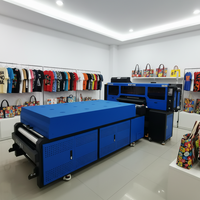 Impresora DTF de 8 cabezales Epson I3200 A1 de alta velocidad con purificador, ciclo automático de polvo, impresión digital en camisetas