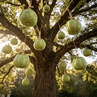 Nouvelles décorations créatives en résine pour Thanksgiving, décoration de citrouille pour l'intérieur, récolte d'automne, citrouille verte décorative