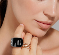 S10 Vente en gros Compteur numérique intelligent de Tasbih, Bague de Zikr pour homme, pour la louange de l'Allah