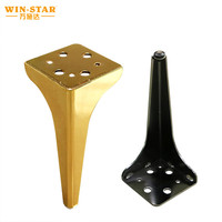 WINSTAR Neue 15CM Möbel beine Goldenes Eisen Metall Sofa beine Benutzer definierte Tisch-/Schrank beine