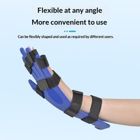 Séparateur de doigts réglable en silicone pliable de type sangle pour la rééducation post-AVC et hémiplégie, Classe III, Garantie 2 ans