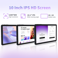 Nouveau Design Tablette PC 10,1 Pouces Octa Core 2,0 GHz 4 Go 64 Go 1280x800 Écran Tactile à Usage Éducatif avec Double Caméra et Batterie 4000 mAh
