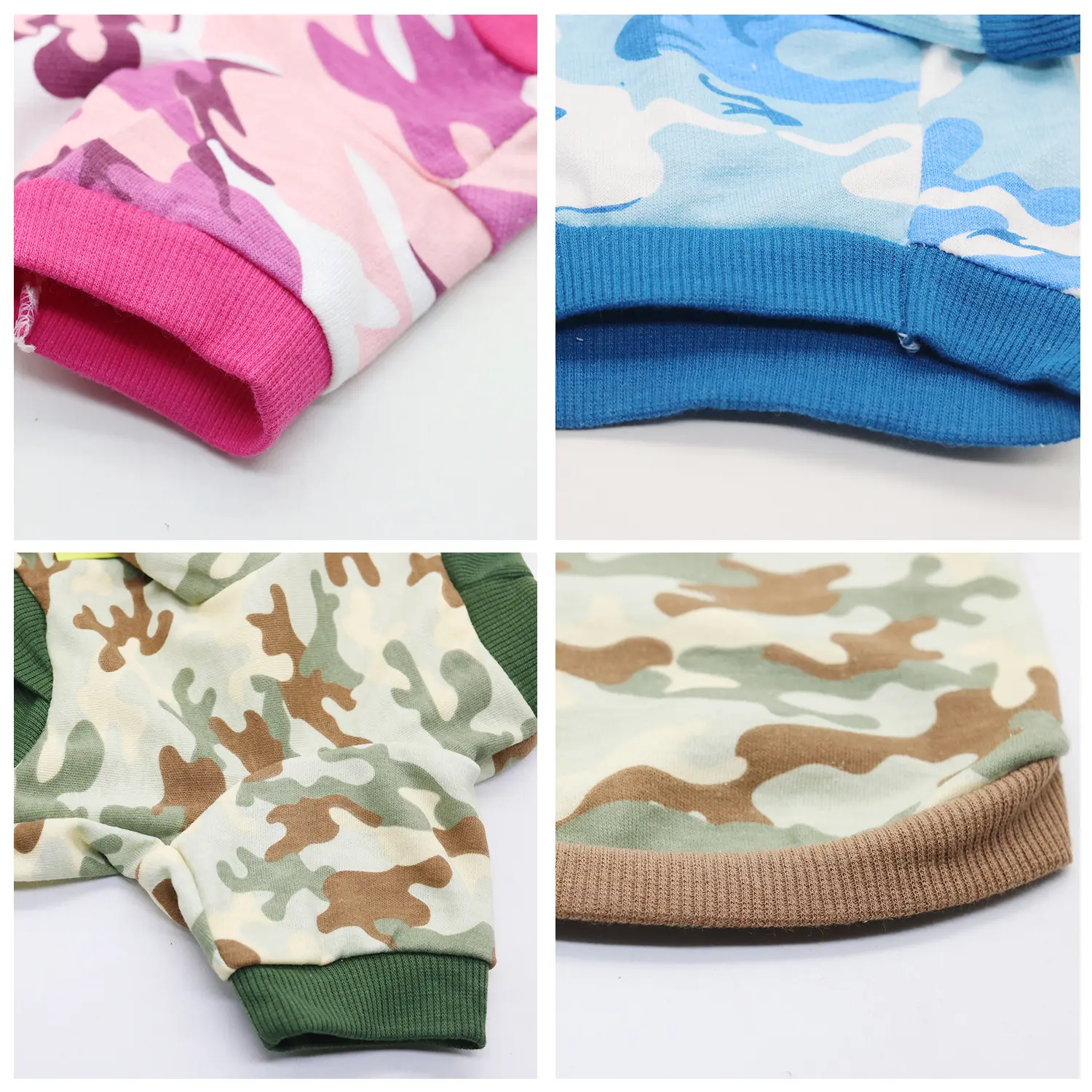 Hot Selling Soft Summer Puppy Vest Fashion Pet clothes Multi Color camouflage Cotton Dog T-shirt