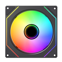 Vente directe d'usine, ventilateur de boîtier PC, radiateur CPU, ventilateur RGB 120 mm, couleurs réglables, ventilateur d'ordinateur de jeu, 120*120*25 mm