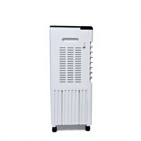 Refroidisseur d'air portable avec lumière, alimentation par batterie/électricité DC, faible bruit, économie d'énergie, pour le bureau et la maison