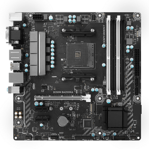 Carte mère MS Computer Parts B350M PRO-VH PLUS MORTAR VD GAMING VDH BAZOOKA M2 DDR4 AM4 pour processeur de bureau DDR4 AM4 - Product Image 2