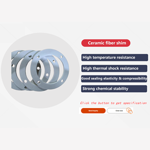 सिरेमिक फाइबर गैसकेट सफेद उच्च तापमान प्रतिरोध हैज़ ग्रेड इन्सुलेशन सामग्री वॉशर मशीन सीलिंग 1000-1600 - Product Image 1