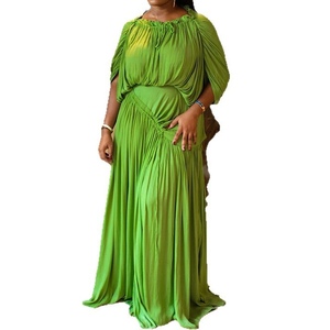 Vestidos de Verano para Mujer, Nueva Colección, Elegantes y a la Moda, Holgados, con Pliegues, Cintura Definida, Estilo Swing - Product Image 1