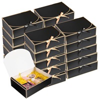 Boîtes cadeaux en papier avec ruban décoratif en gros, boîtes à dragées pour mariage, cadeaux de mariée, emballages pour cadeaux d'anniversaire et de fêtes