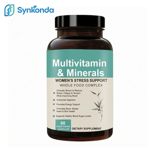 Multivitamínico para Mujeres con Apoyo para el Estrés, Alimentos Integrales Orgánicos, Minerales Naturales, Complejo B, Inmunidad, Suplemento para Cabello, Piel y Uñas - Product Image 1
