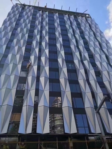 Paneles de Muro Cortina de Vidrio Contemporáneos con Superficie de Espejo, Anticorrosivos, Solución para Fachadas Exteriores de Edificios - Product Image 5