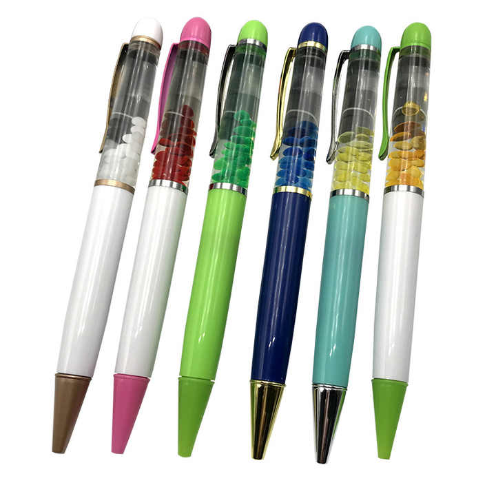 Custom Metal Floating Liquid Ballpoint Pens - Fast Delivery