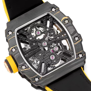 Reloj de Pulsera Mecánico Automático de Moda para Hombre, Deportivo, Resistente al Agua, con Caja de Fibra de Carbono y Correa de Tela - Product Image 6