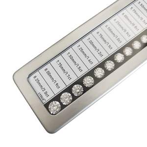 <span class=keywords><strong>เพชร</strong></span>สังเคราะห์สังเคราะห์แบบหลวม0.1 2CT, ชุดต้นแบบความคมชัดอ้างอิงขนาดลูกบาศก์เซอร์โคเนีย - Product Image 6