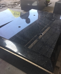 อนุสรณ์สถานหินแกรนิตสีดำ G654 ชุดสุสานหินแกรนิตขัดเงา - Product Image 4