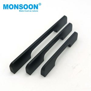 <span class=keywords><strong>Tirador</strong></span> de armario de aleación de <span class=keywords><strong>aluminio</strong></span> <span class=keywords><strong>blanco</strong></span> rosa negro largo de Hardware minimalista para armarios de cocina tocadores armarios cómodas - Product Image 2