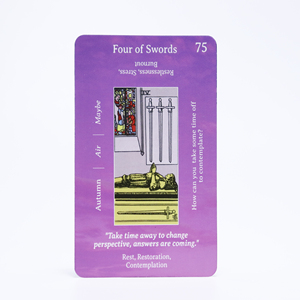 Set Guidebook Omens <span class=keywords><strong>Cartes</strong></span> De Tarot Affirmation Gold Foil Printing Oracles Playing Cards Venta al por mayor Custom Deck Tarot Cards - Product Image 5