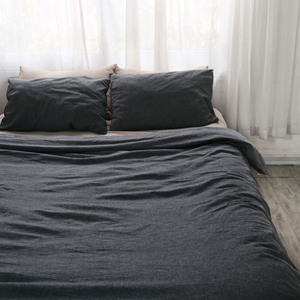 Breathable Cotton <b>Bedding</b> Pre-Washed Stone Gray <b>bedding</b> Set 4 PCS Pillow Cover Duvet Cover Bed Sheet For Hotel <b>Bedding</b> - Product Image 2