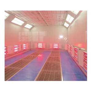 <span class=keywords><strong>Horno</strong></span> de pulverización de coche infrarrojo de tiro descendente económico CE/Cabina de pintura de sala de horneado automotriz/cámara de pintura/Cabina - Product Image 2