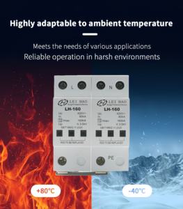 LeiHao AC Surge Protective Device T2 80kA-160kA 420V 2P Solar PV <strong>Lightning</strong> Protection for Solar System Surge Protector <strong>Arrester</strong> - Product Image 2