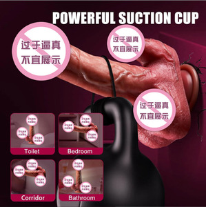 Afstandsbediening Realistische <span class=keywords><strong>Sex</strong></span> Toy Dildo Vibrator Vrouwelijke Masturbatie Vibrerende Dildo Vrouwelijke Afstandsbediening - Product Image 4