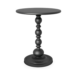 Mesa de Noche Moderna Retro de Hierro, Mesa de Centro Pequeña y Elegante con Almacenamiento para el Hogar, Balcón, Sala de Estar - Product Image 1