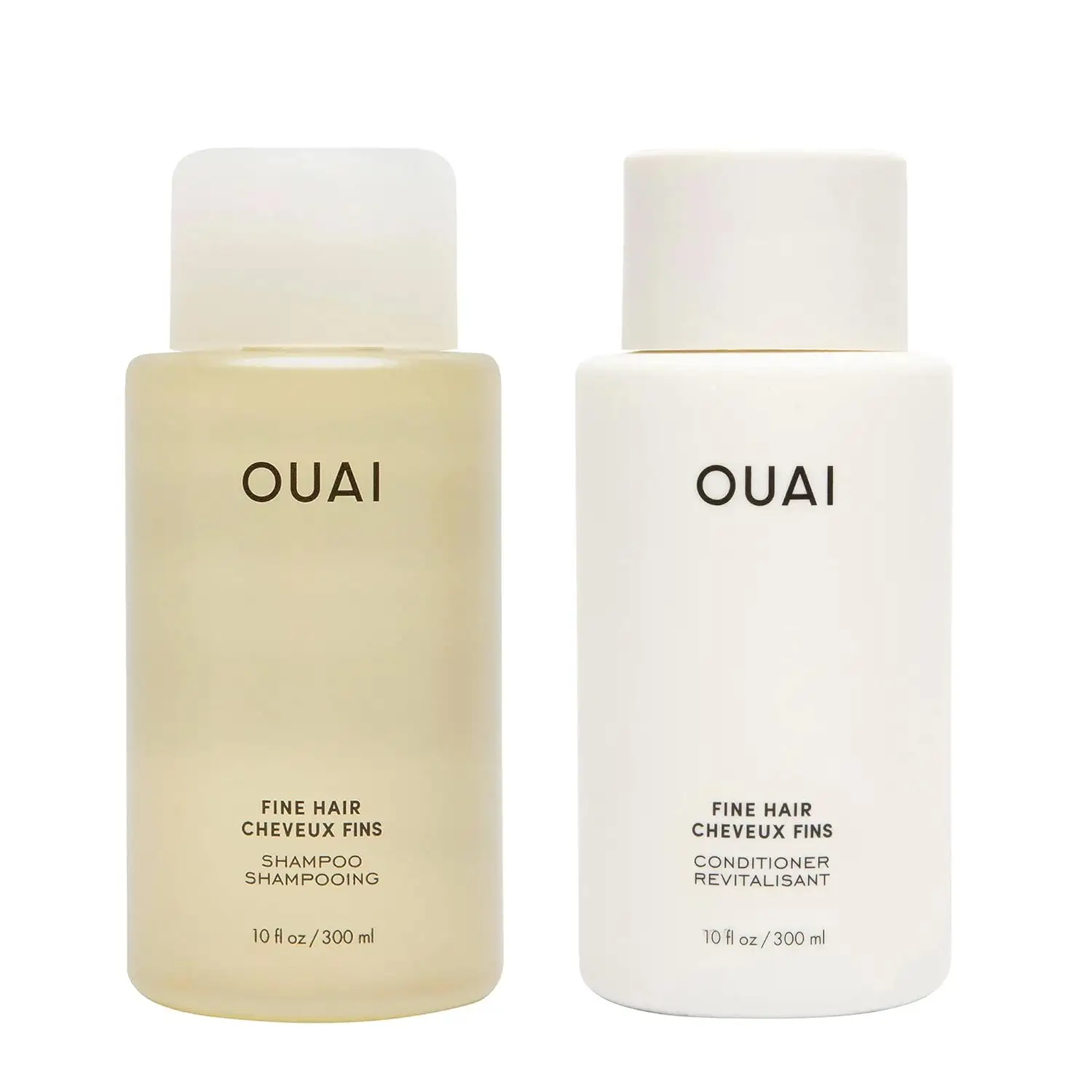 OUAI Scalp Serum 60ml Leave In Conditioner 140ml Shampoo 300ml for Fine Hair Spray Smoothing Moisturizing Heat Protectant