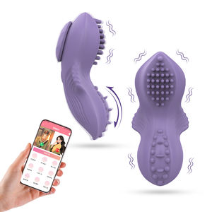 Kablosuz vajina mastürbasyon vibratör g-spot kadın seksi çiftler flört giymek akıllı telefon kontrolü giyilebilir vibratör - Product Image 1