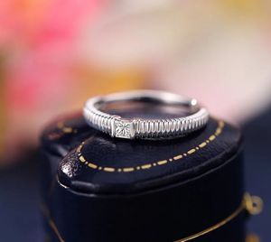 Xinfly 0.1ct Square Diamond <b>Ring</b> 18K Gold Ribbed Classic Solitaire for Wedding Engagement or Gift <b>Couple</b> Jewelry - Product Image 2