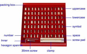 Many Fonts <strong>Brass</strong> Stamp Copper Molds <strong>Brass</strong> <strong>Letters</strong> for Hot Stamping for Paper Leather Shoes Handbag - Product Image 4