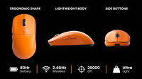 Fabricante de Ratones para Juegos Personalizados, Ratón Bluetooth Recargable, Ratón para Juegos Ligero de Alta Resolución