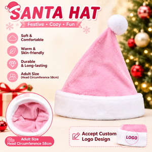 Custom logo Christmas Santa <strong>Hat</strong> Unisex Comfortable Creatively Multi Color Adult Christmas <strong>Hat</strong> for Xmas <strong>Holiday</strong> Party - Product Image 3