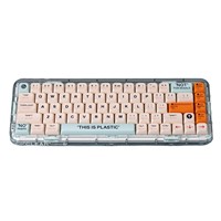 Keycap en PBT à sublimation thermique cinq faces, profil XDA, thème Crème Plastique, pour clavier mécanique