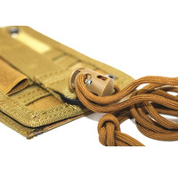 Porte-carte d'identité tactique, crochet, organisateur de cartes de crédit, cordon de cou, porte-clés, porte-badge tactique