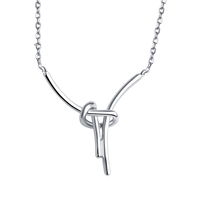 Collier chaîne de clavicule en argent pur pour femmes, édition han, joker, S925, article irrégulier