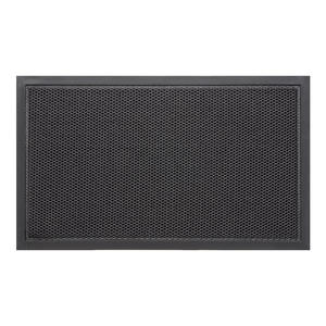 Tapis de porte rectangulaire élastique antidérapant pour extérieur, usage commercial, motif géométrique, fibre de polyester - Product Image 3