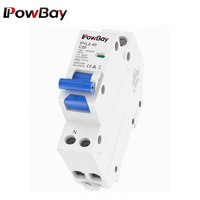 Interruptor Automático Magnetotérmico Monofásico (MCB) PYL1-63 Tipo C 230/400V ~ 50Hz/60Hz, Disyuntor Miniatura 3A 6A 10A 16A 20A 25A 32A 40A 50A 63A
