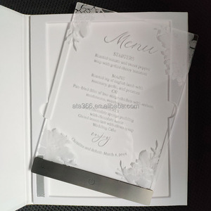 11 menus lumineux en acrylique 3D personnalisés avec LED musicales, menus LED en acrylique uniques, design de menu vidéo <span class=keywords><strong>pour</strong></span> mariage et <span class=keywords><strong>anniversaire</strong></span> - Product Image 3