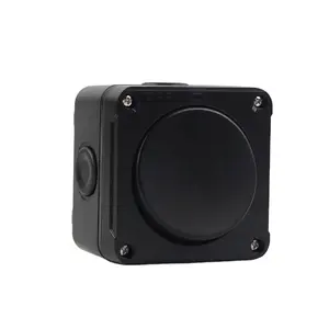 smart light OUTDOOR 2-way switch function IP66 BLACK SWITCH with unique circular rocker switch