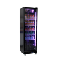 Lemari Pendingin Minuman Supermarket, Tipe Tegak, Pintu Kaca, Kontrol Temperatur Digital, Hemat Energi 5 Bintang, Bersertifikasi CE