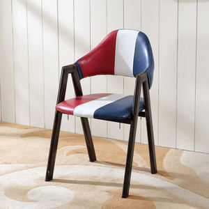 Chaises modernes <span class=keywords><strong>en</strong></span> cuir et <span class=keywords><strong>en</strong></span> fer Tables et chaises de restaurant sur le thème Chaises d'hôtel de luxe Meubles de restaurant Western Fast Food - Product Image 3