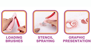 NEU Lernspiel zeug New Wash Aquarell Stift 3D Mal stift Zeichnung Spielzeug DIY Spray Air Pen Elektrisches Spray Zeichen werkzeug für Kinder - Product Image 4