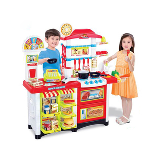 Ensemble de cuisine pour enfants, jouets, jeux de faire semblant, jeux de courses, <span class=keywords><strong>supermarché</strong></span>, nouvelle collection - Product Image 1
