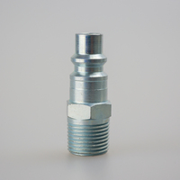 Coupleur pneumatique à filetage 1/4 NPT Raccord rapide NPT 1/4 '', raccord d'air à connexion rapide industriel Milton 3/8''